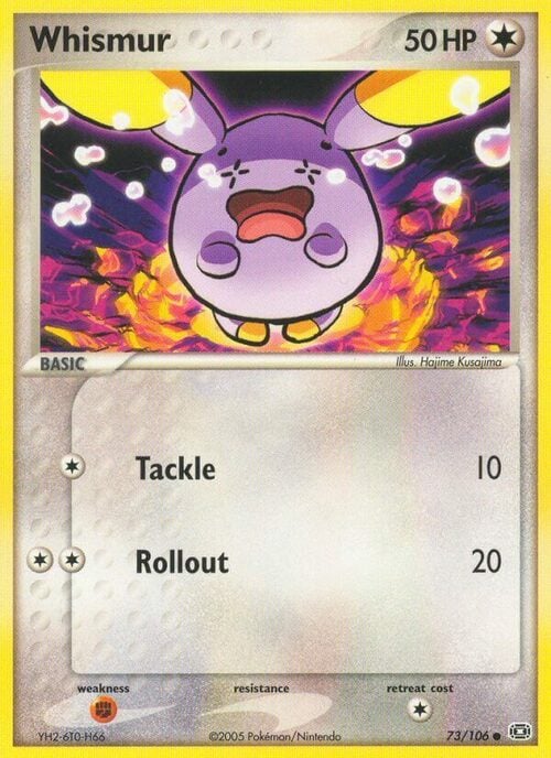 Whismur Card Front