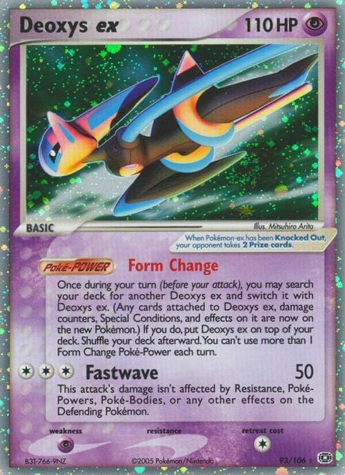 Deoxys EX Card Front