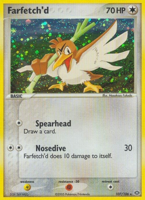 Farfetch'd Card Front
