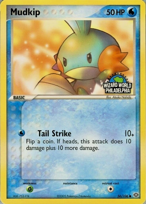 Mudkip Card Front
