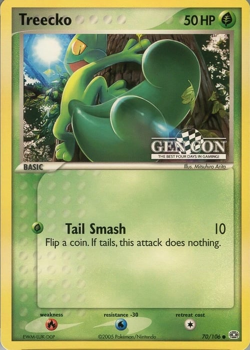 Treecko Card Front