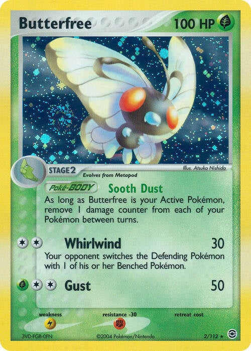 Butterfree Card Front