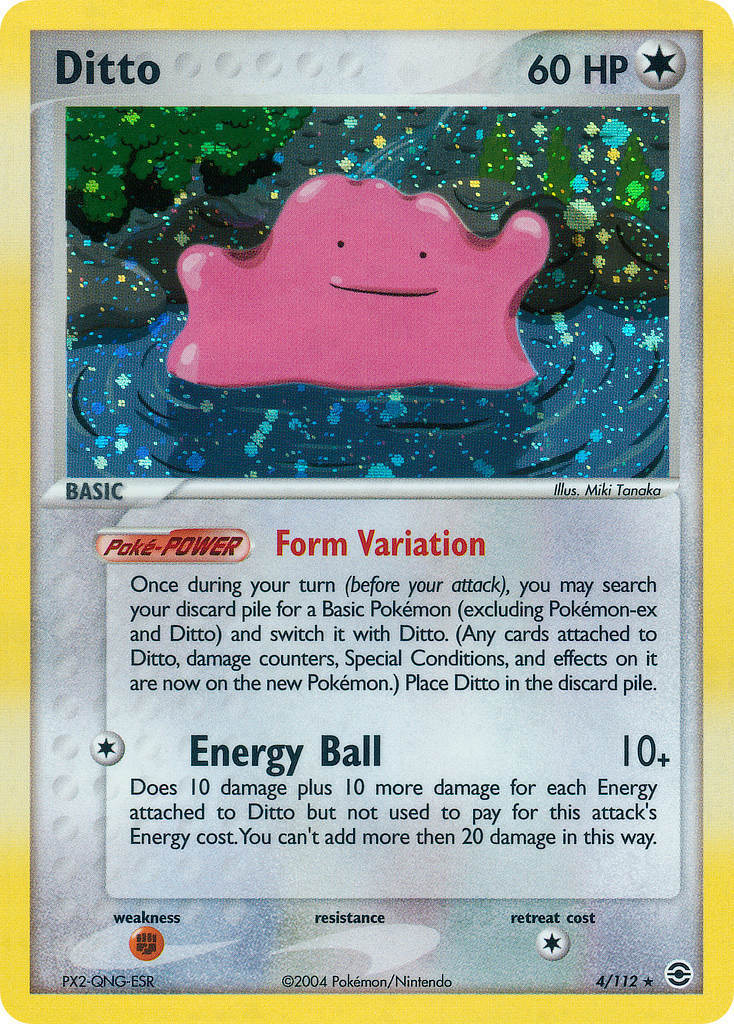 Ditto EX FireRed & LeafGreen | Pokmon | CardTrader Ditto EX FireRed & LeafGreen | Pokmon | CardTrader