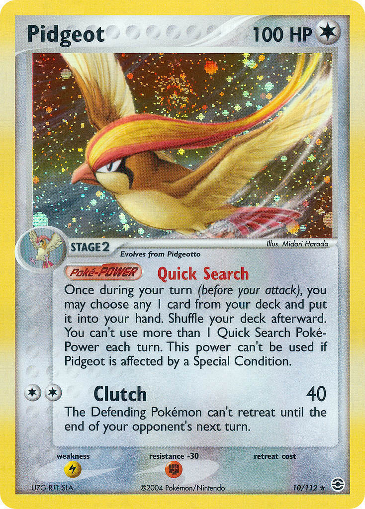 pidgeot pokemon card ex | Extended Art Display Case for this piece serves as a premier focal point for any high Every Pidgeot Card - The
