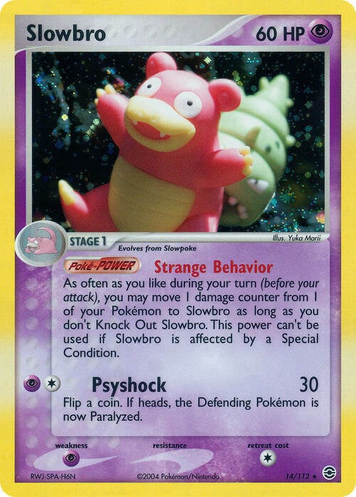 Slowbro Card Front