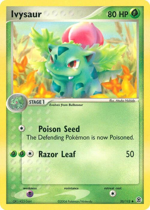 Ivysaur Card Front