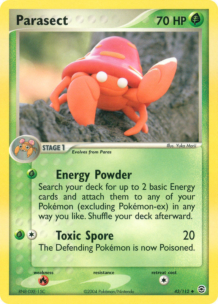 Parasect EX RossoFuoco e VerdeFoglia | Pokémon | CardTrader