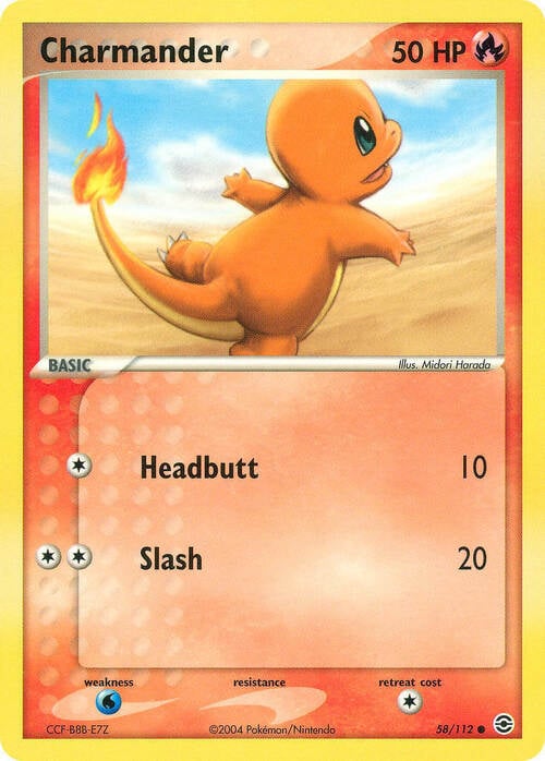 Charmander Card Front