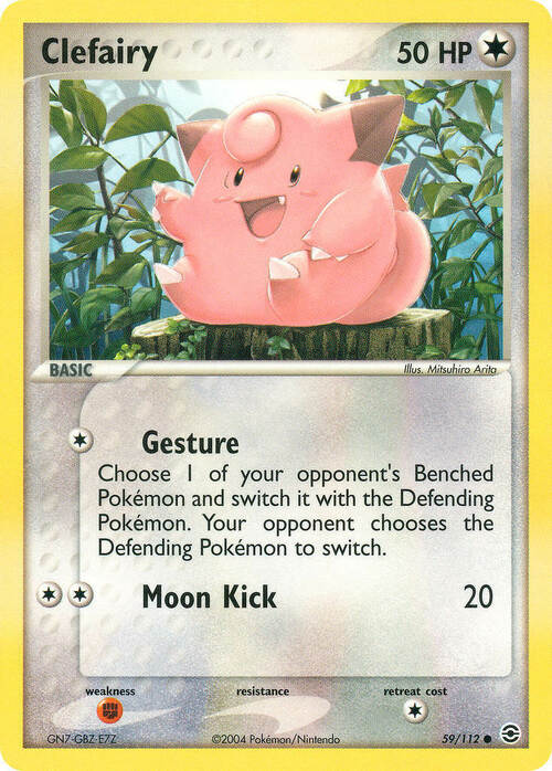 Clefairy Card Front