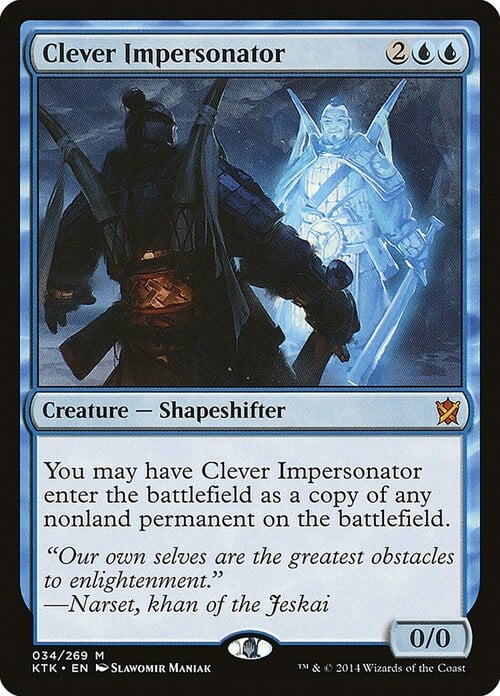Clever Impersonator Card Front