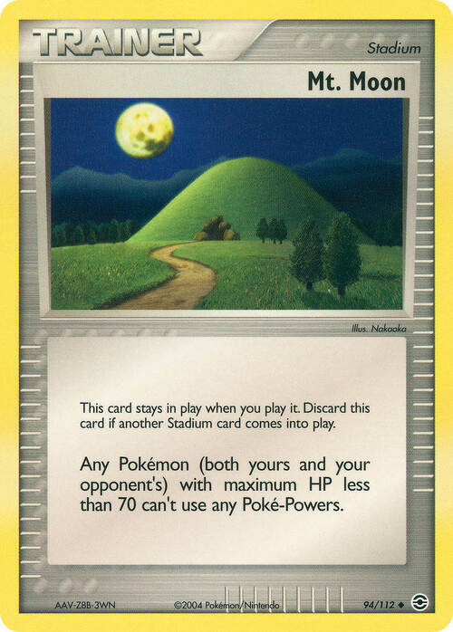 Mt. Moon Card Front