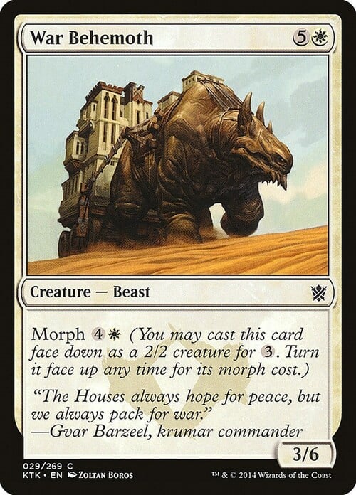 War Behemoth Card Front