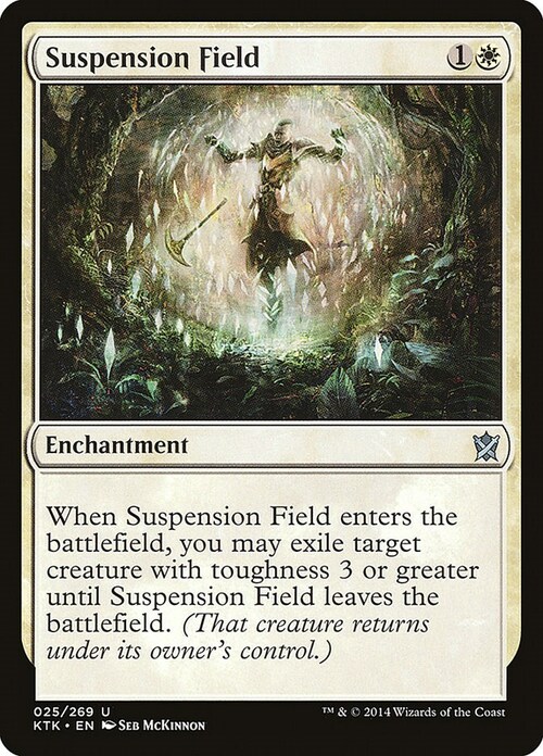Suspension Field Card Front