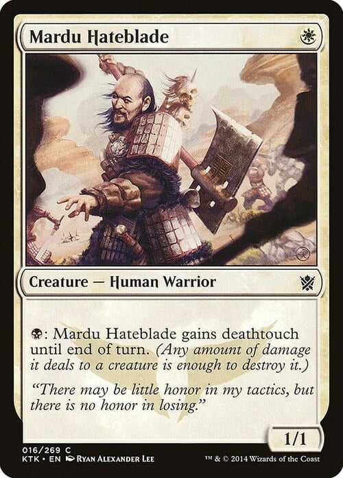 Mardu Hateblade Card Front