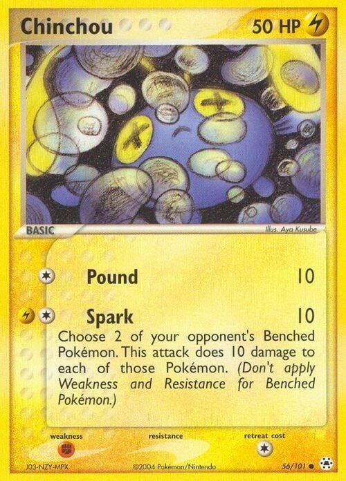 Chinchou Card Front