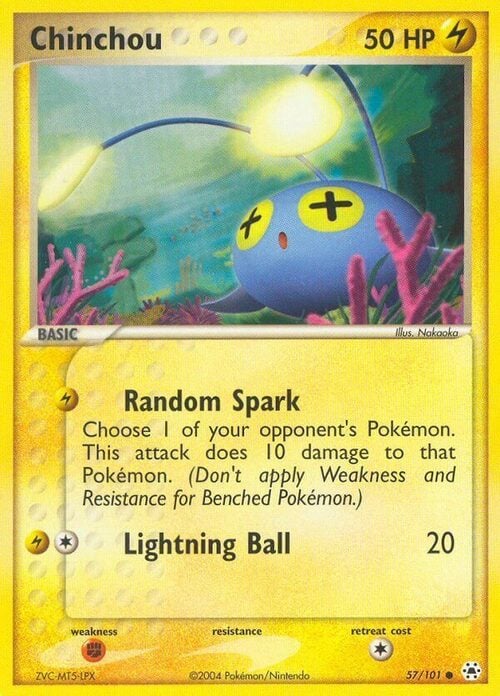 Chinchou Card Front