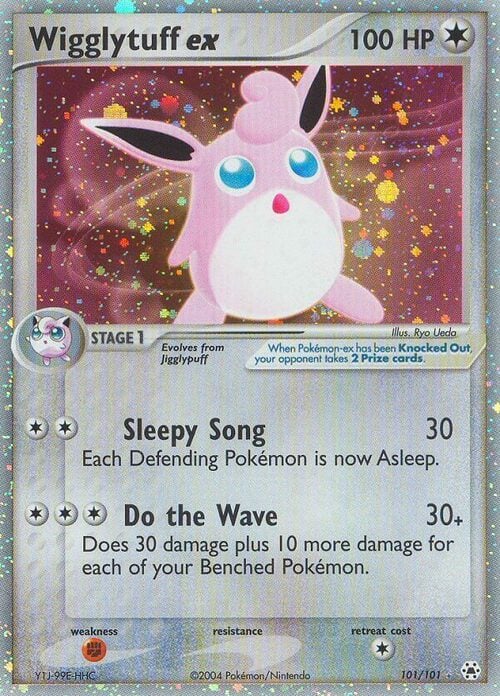 Wigglytuff EX Card Front