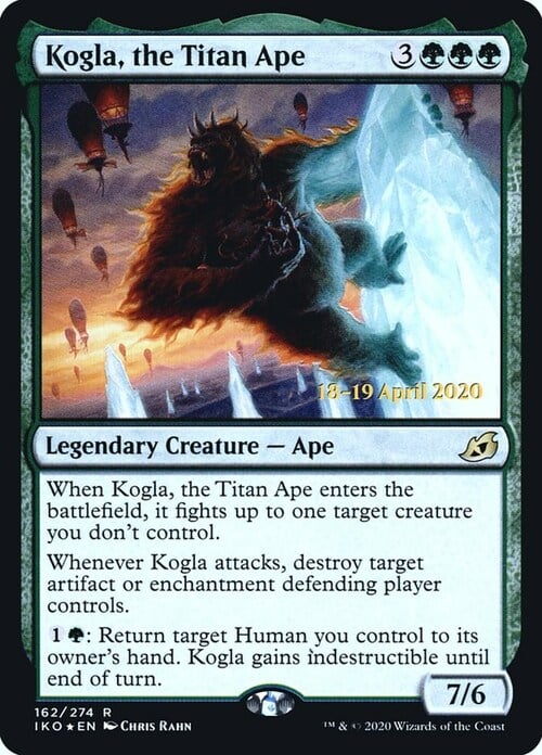 Kogla, the Titan Ape Card Front