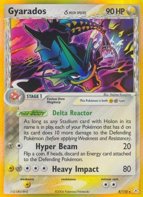 Gyarados δ Delta Species [Hyper Beam | Heavy Impact] Card Front