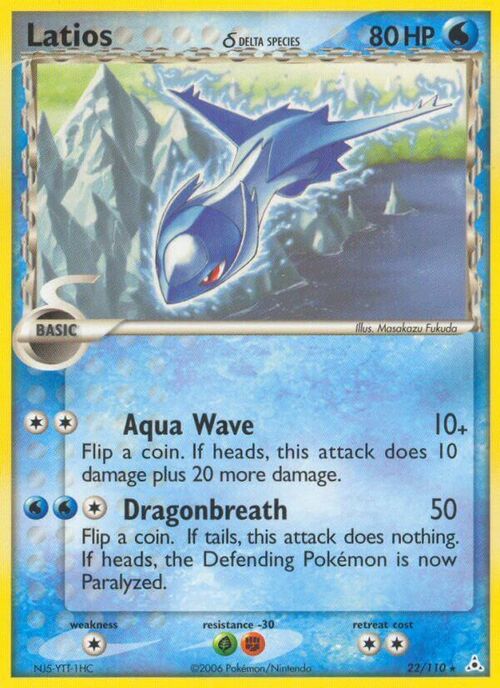 Latios δ Delta Species Card Front
