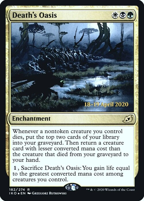 Death's Oasis Card Front