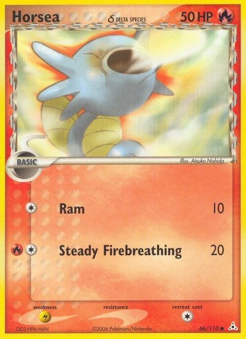 Horsea δ Delta Species Card Front