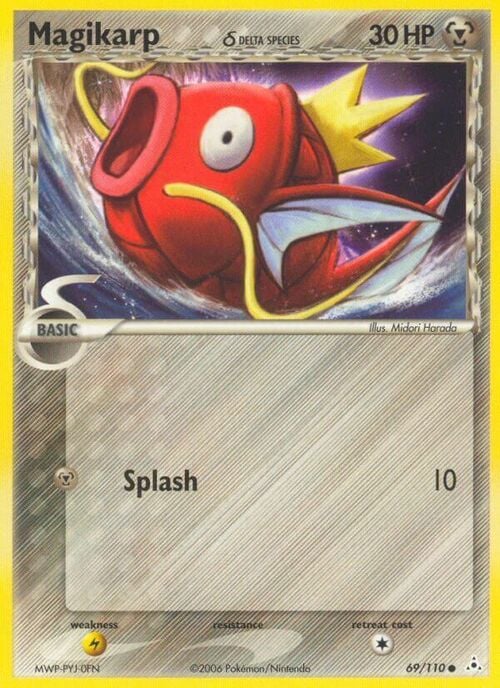 Magikarp δ Delta Species Card Front
