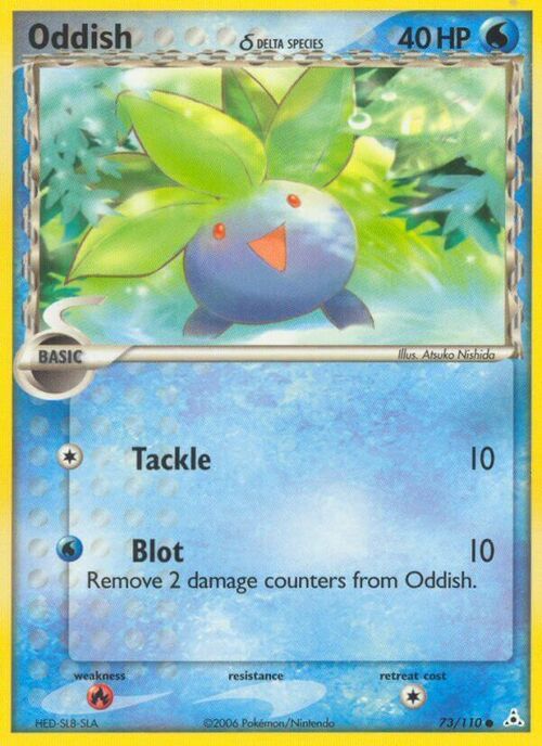 Oddish δ Delta Species Card Front