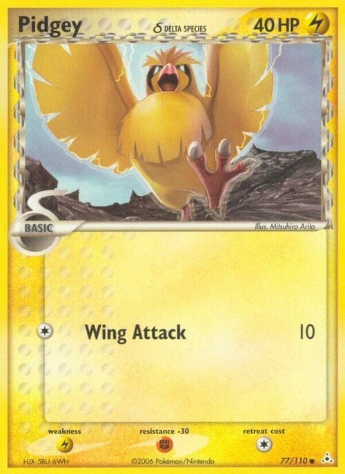 Pidgey δ Delta Species Card Front
