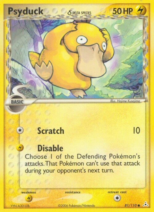 Psyduck δ Delta Species Card Front