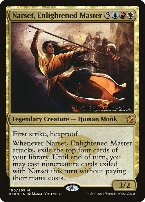 Narset, Enlightened Master Card Front