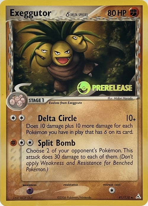 Exeggutor δ Delta Species Card Front