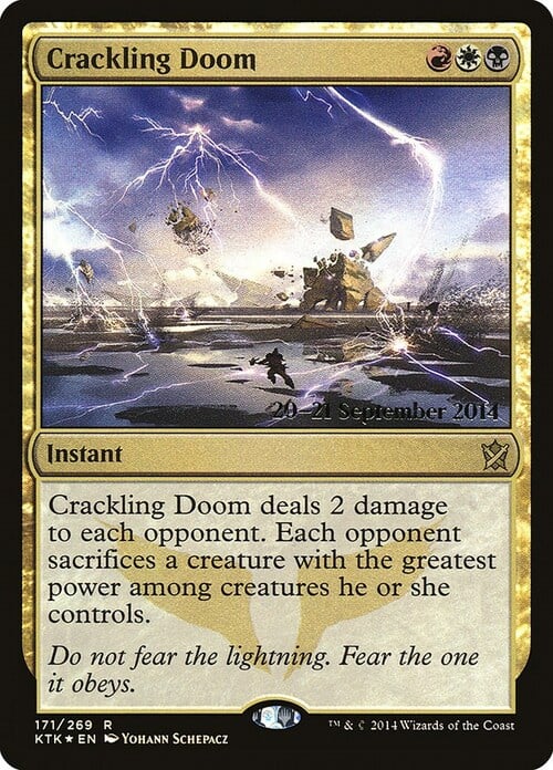 Crackling Doom Card Front