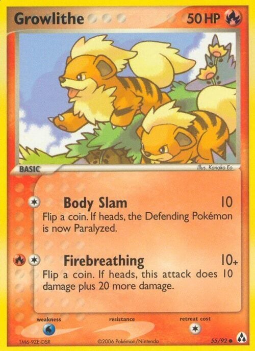 Growlithe Card Front
