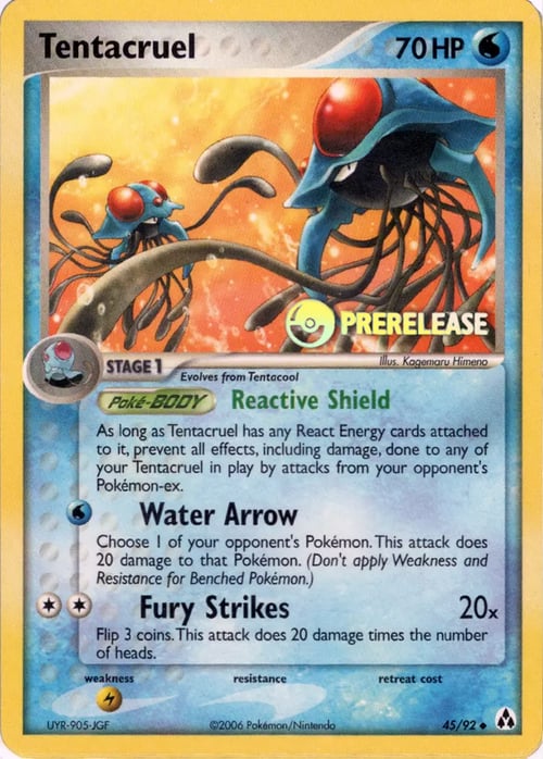 Tentacruel Card Front