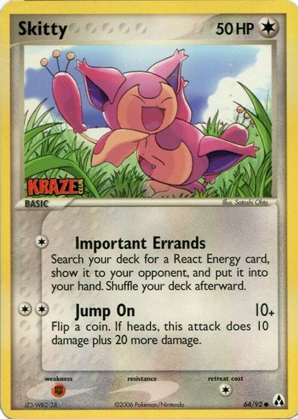 Skitty Card Front