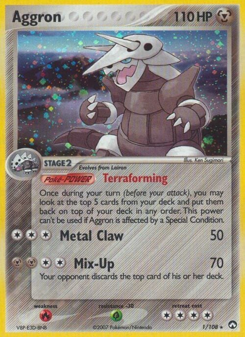 Aggron [Metal Claw | Mix-Up] Frente