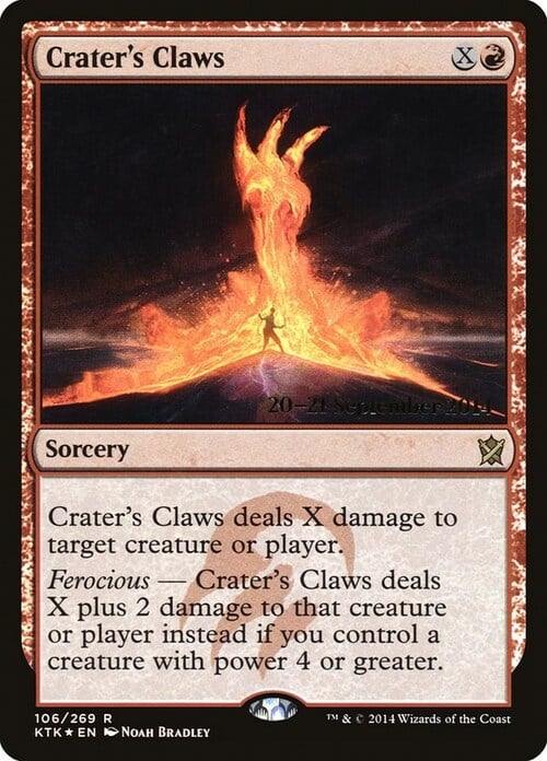 Crater's Claws Card Front