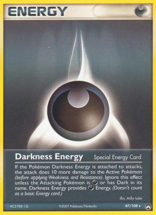 Darkness Energy Card Front