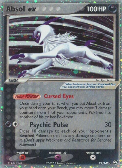 Absol EX Card Front