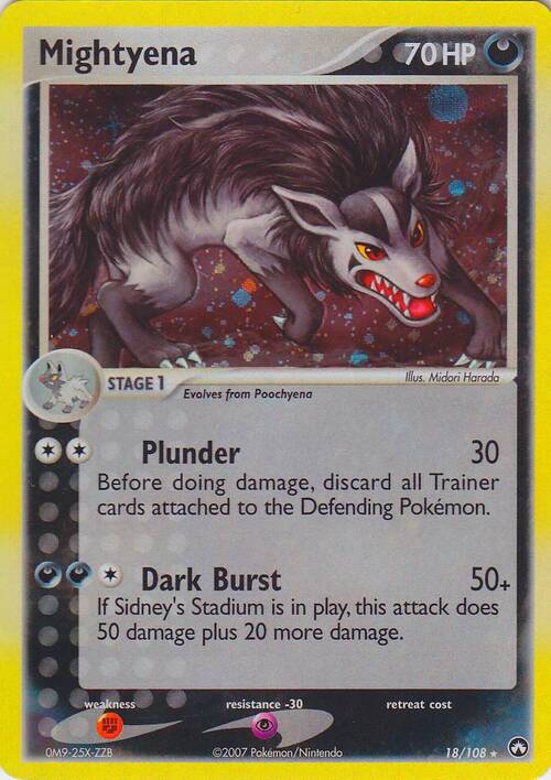 Mightyena Card Front