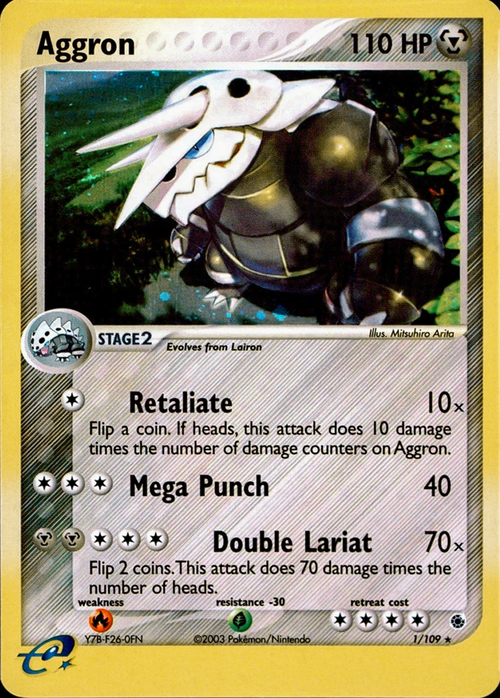 Aggron Card Front