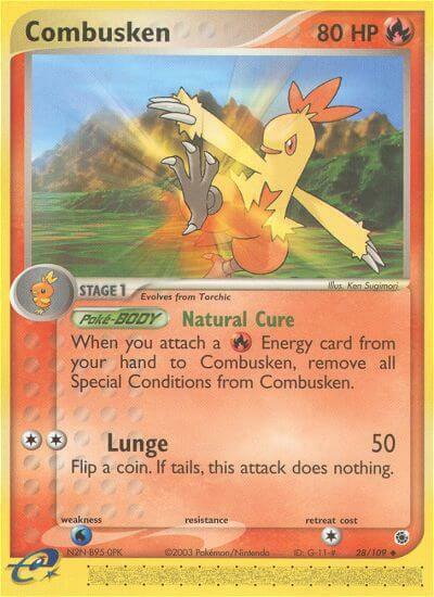 Combusken Card Front