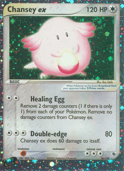 Chansey ex Card Front