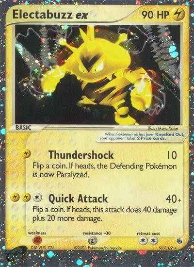 electabuzz pokemon card value Electabuzz 29/111 Common Pokemon Card NM