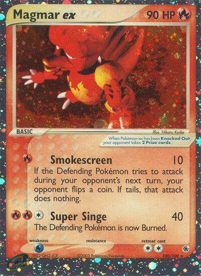 Magmar ex Card Front