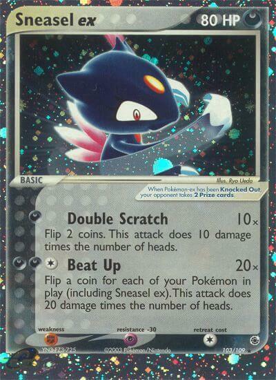 Sneasel ex Card Front