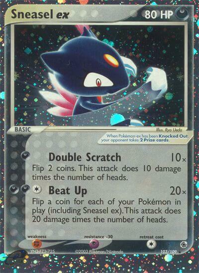 Sneasel ex Card Front