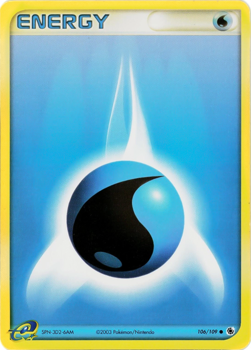 Water Energy Card Front