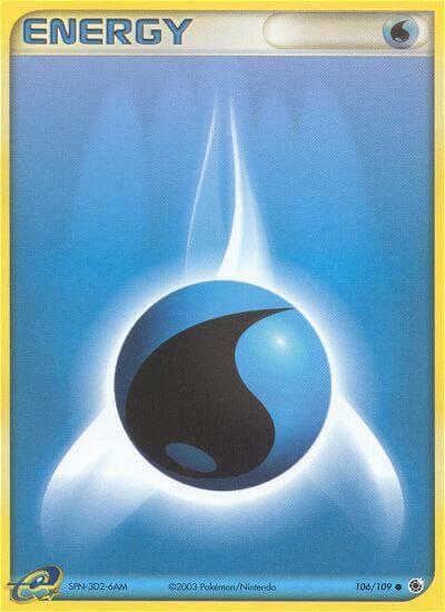 Water Energy Card Front